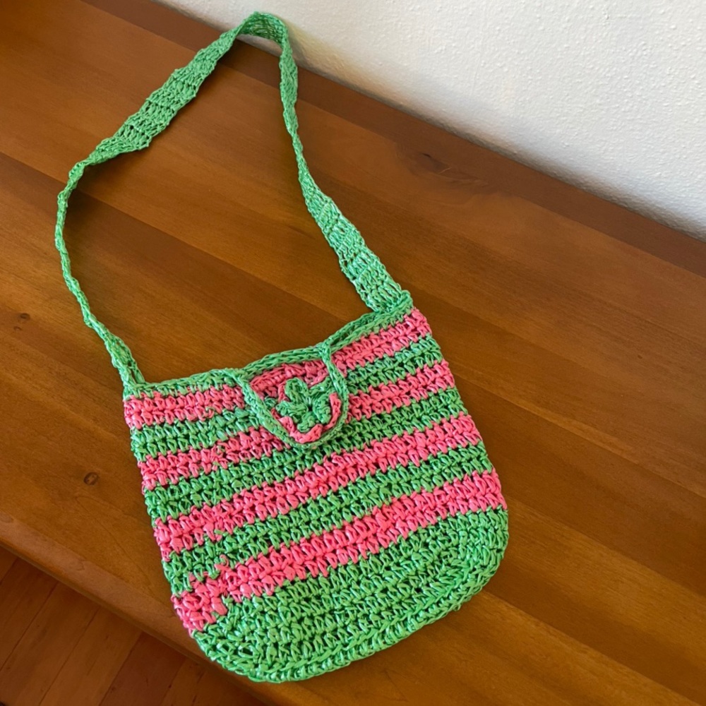 💚Cutest straw bag💗
